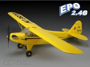 diverse Ersatzteile zu Piper J-3 400, Spw. 1020mm PNP-Modell aus EPO von Art-tech