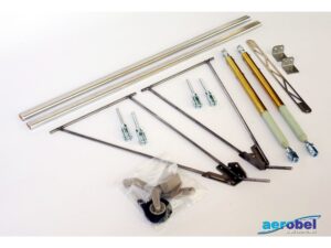 Fahrwerkset zu Aerobel Pilatus Turbo-Porter, Spw 3000mm