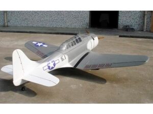 SBD Dauntless in grau, 100ccm, Spw 2540mm, ARF-Modell von CYModel