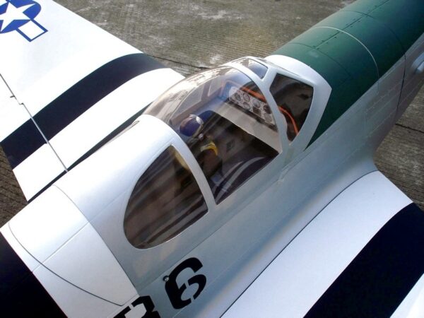 P-51-B Mustang, 60-100ccm, Spw 2445mm, ARF-Modell von CYModel – Bild 5