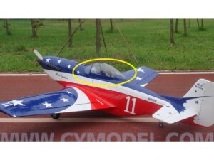 Kabinenhaube zu P-51-D Mustang Miss America, Spw 2445mm, CYModel