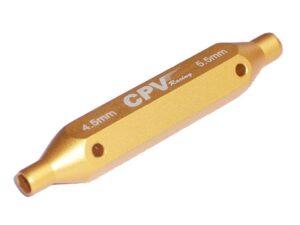 Two-Way / 2-Weg Sechskant/-Steckschlüssel-Set 4.5mm / 5.5mm - gold