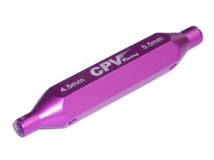 Two-Way / 2-Weg Sechskant/-Steckschlüssel-Set 4.5mm / 5.5mm - violett