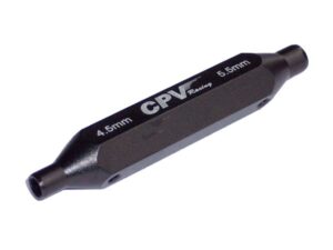 Two-Way / 2-Weg Sechskant/-Steckschlüssel-Set 4.5mm / 5.5mm - schwarz