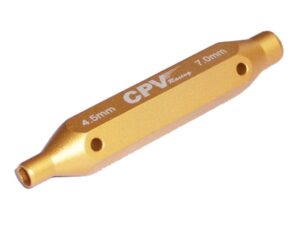 Two-Way / 2-Weg Sechskant/-Steckschlüssel-Set 4.5mm / 7.0mm - gold