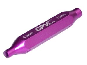 Two-Way / 2-Weg Sechskant/-Steckschlüssel-Set 4.5mm / 7.0mm - violett