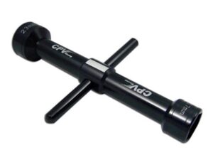 Two-Way / 2-Weg Sechskant/-Steckschlüssel-Set - lang 17mm / 23mm - schwarz