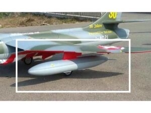TopRC Model Zusatztanks - 2er-Set zu Hawker Hunter