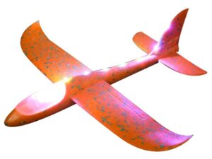 Wurfgleiter / Segler - LED Timmy - Spw 480mm aus EPP - in Orange