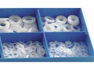 Unterlegscheibe / Unterlagsscheibe M3 - Polyamid / Nylon - Set a 20 Stück