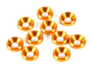 Unterlegscheibe für Senkschrauben - M3 - 8x2mm - GOLD - 10er-Set