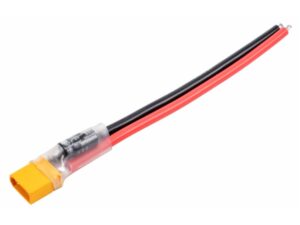 XT30-Stecker mit Kabel und Kondensator 100uF, 19V