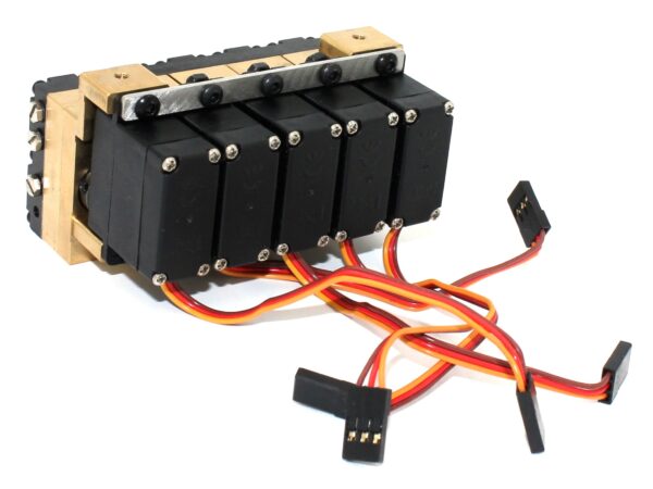 Ventil 5-Kanal mit Servo zu Lesu Baggerlader Aoue BL71 – Bild 4