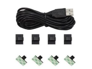 USB Kabel 3m Typ A zu Micro USB  für Mobius Cam und andere Geräte