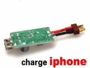 USB Lader für den Anschluss an Lipos 2-6S, mit T-Plug Stecker