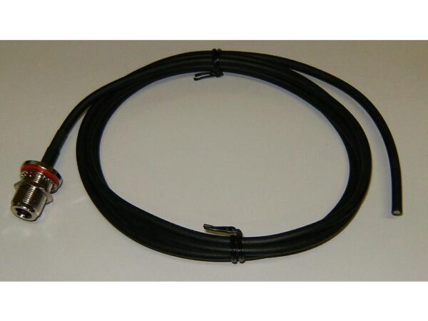 WLAN-Antennenkabel 50 Ohm 2m, mit N-Einbaubuchse