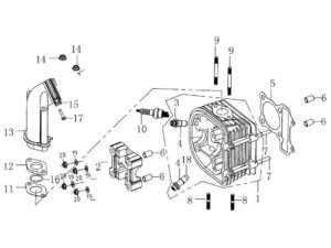 Zylinderkopfdichtung 152FM-A.1.4 1222020401 (5)