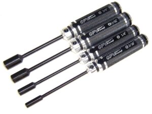 Steckschlüssel-Set / 6-Kant Set - Zoll - 3/16, 1/4, 11/32, 3/8 Zoll