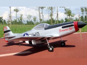 P-51-D Mustang Glamorous Gal, 50ccm, Spw 2200mm, ARF-Modell, CYModel