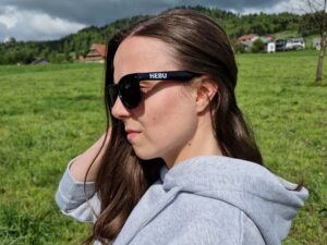 HEBU Sonnenbrille - UV400, polarisiert - schwarz