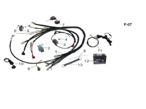 Kabelbaum/Kabelstrang zu Bully 405M