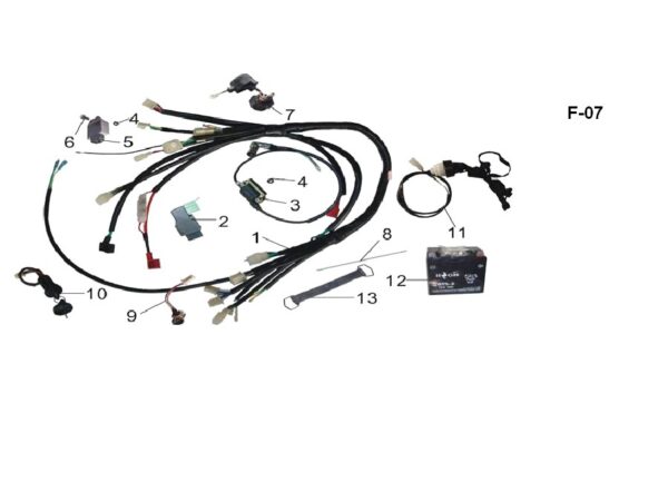 Kabelbaum/Kabelstrang zu Bully 405M