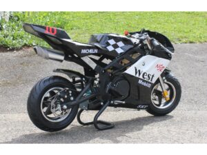 Betriebsbereit Super Racing Pocket Bike - WEST Racing - mit 49ccm