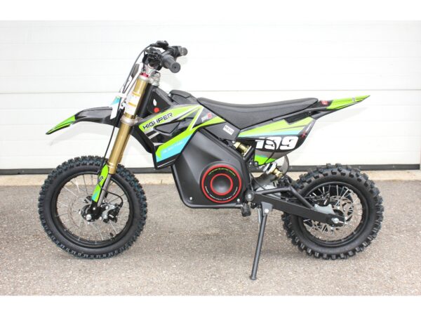 Elektro Dirt / Cross Bike MASU, 1000 Watt 36V DC-Motor, grün/schwarz – Bild 2