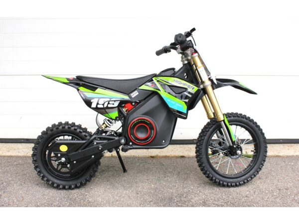 Elektro Dirt / Cross Bike MASU, 1000 Watt 36V DC-Motor, grün/schwarz – Bild 3