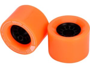 Rad vorne, orange zu Exway X1 - Elektro Skateboard - Longboard