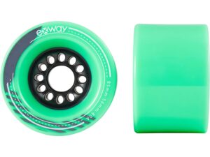 Rad hinten - 85mm, grün - Exway X1 PRO - Elektro Skateboard/Longboard