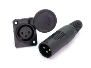 Ladebuchse mit Stecker 3-polig zu div. Elektro Trotti / Scooter