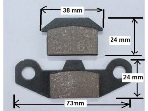 Bremsbeläge zu Motocross-Töff D7-14