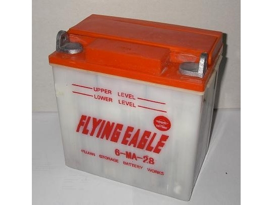 Batterie 12V 28Ah 6MA28 Blei nass, leer Schraubpol