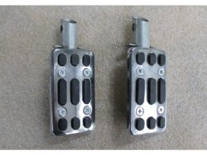 Fussrasten mit Gumminoppen zu div. Bikes/Chopper mit 19mm Breite