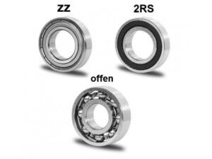 Miniatur Kugellager MR148 - RS - 8x14x4mm