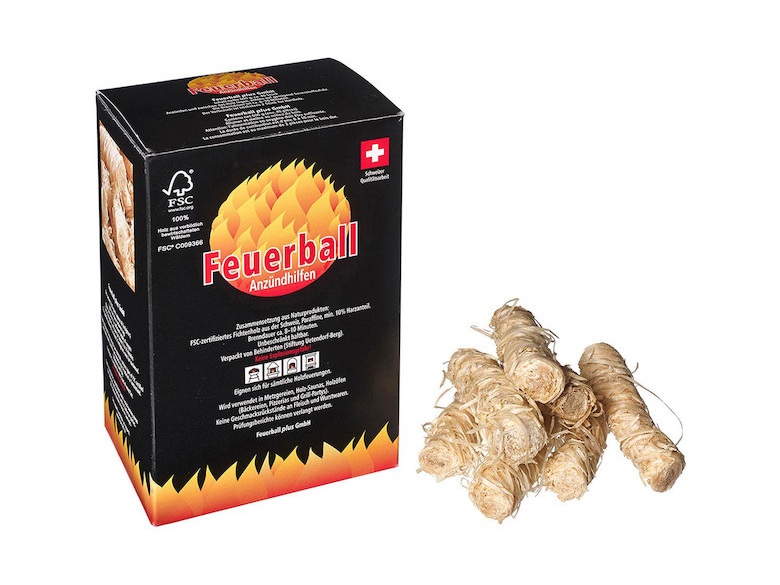 Feuerball Anzündhilfen 600 Gramm - Feueranzünder aus Schweizer Brennholz