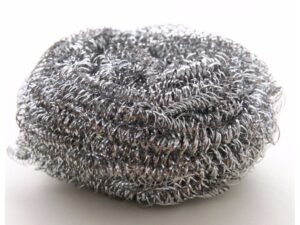 Stahlschwamm Topfreiniger Grillrostreiniger Edelstahlwolle - 6er Pack