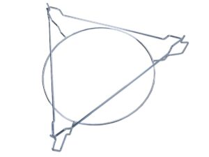 Pizzastein Aufsatz, Rosterhöhung V2 für Grills mit 52cm Rost-Durchmesser