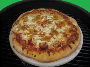 Pizzastein / Brotbackstein aus Keramik, 38 cm