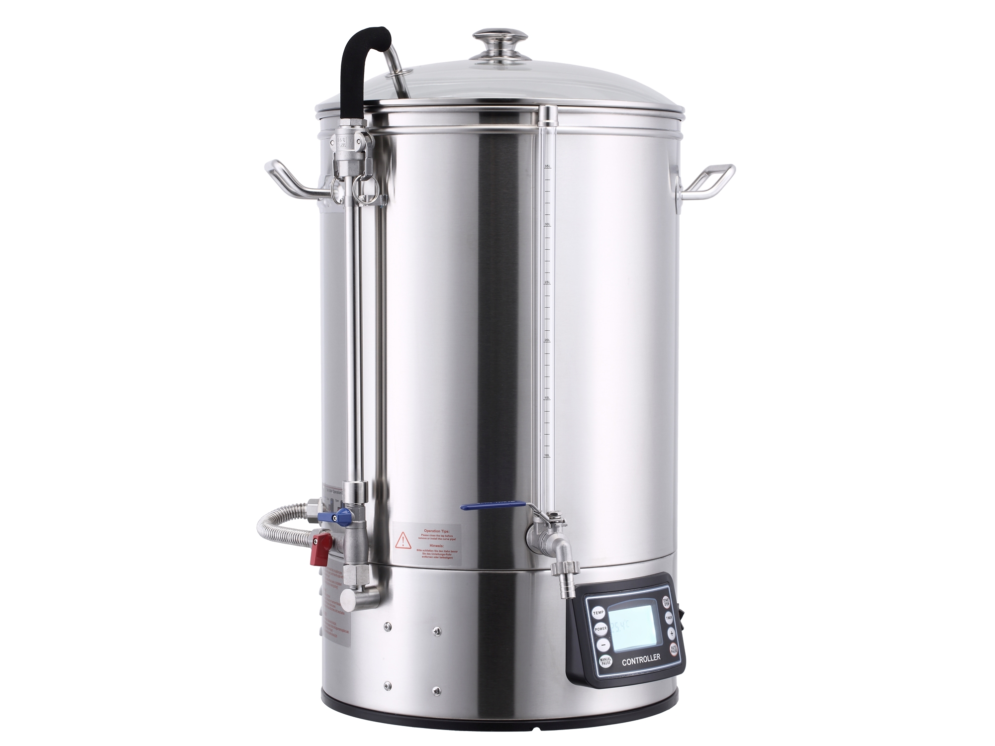 Braukessel / Brauanlage 50L mit Umwälzpumpe für Heimbrauer