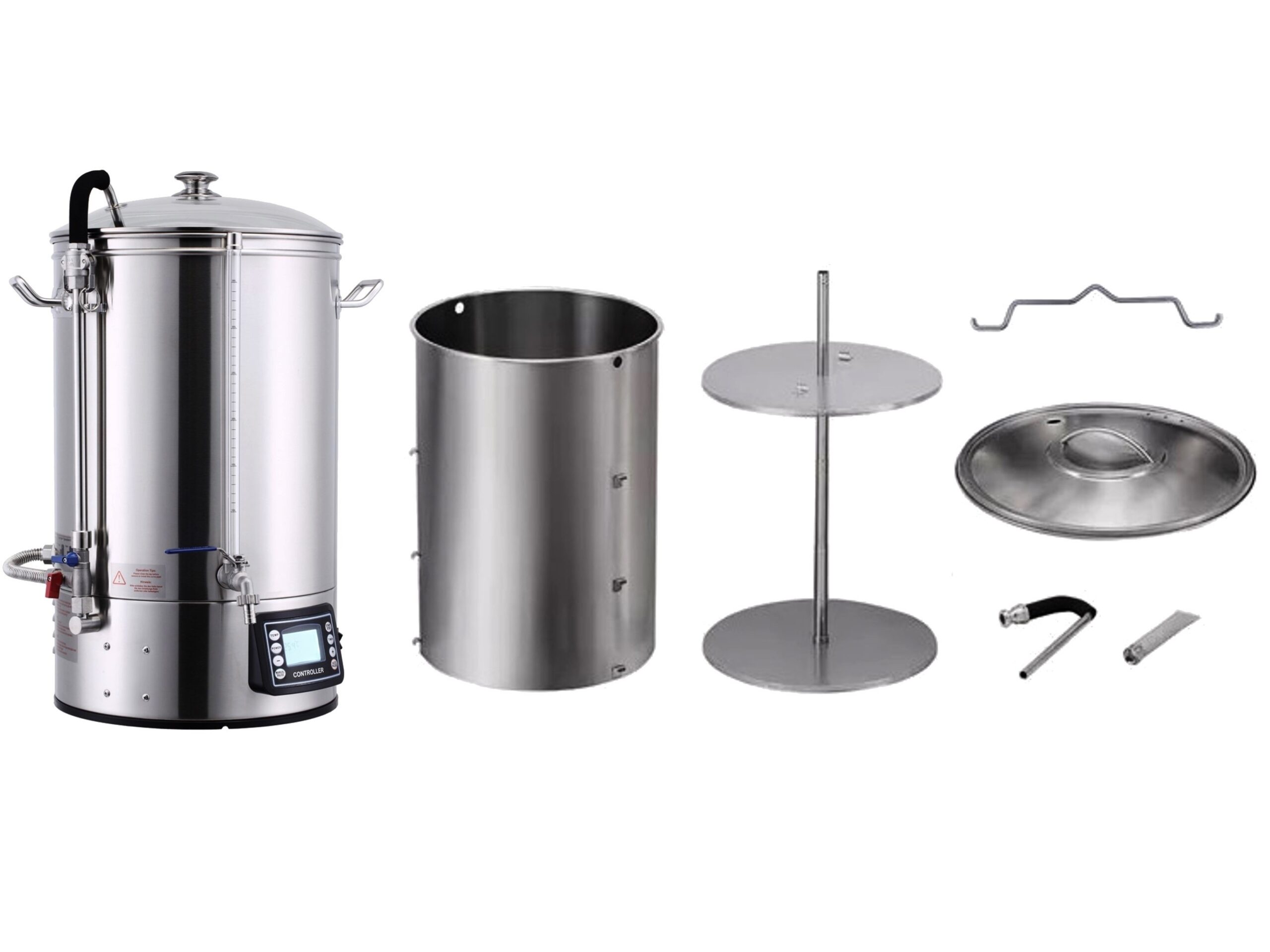 Braukessel / Brauanlage 40L mit Umwälzpumpe für Heimbrauer – Bild 4