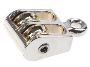 Hebezug Flaschenzug - doppelt, 36mm aus Metall - Stützlast: 100 kg