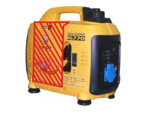 Service-Deckel links zu Kipor IG770