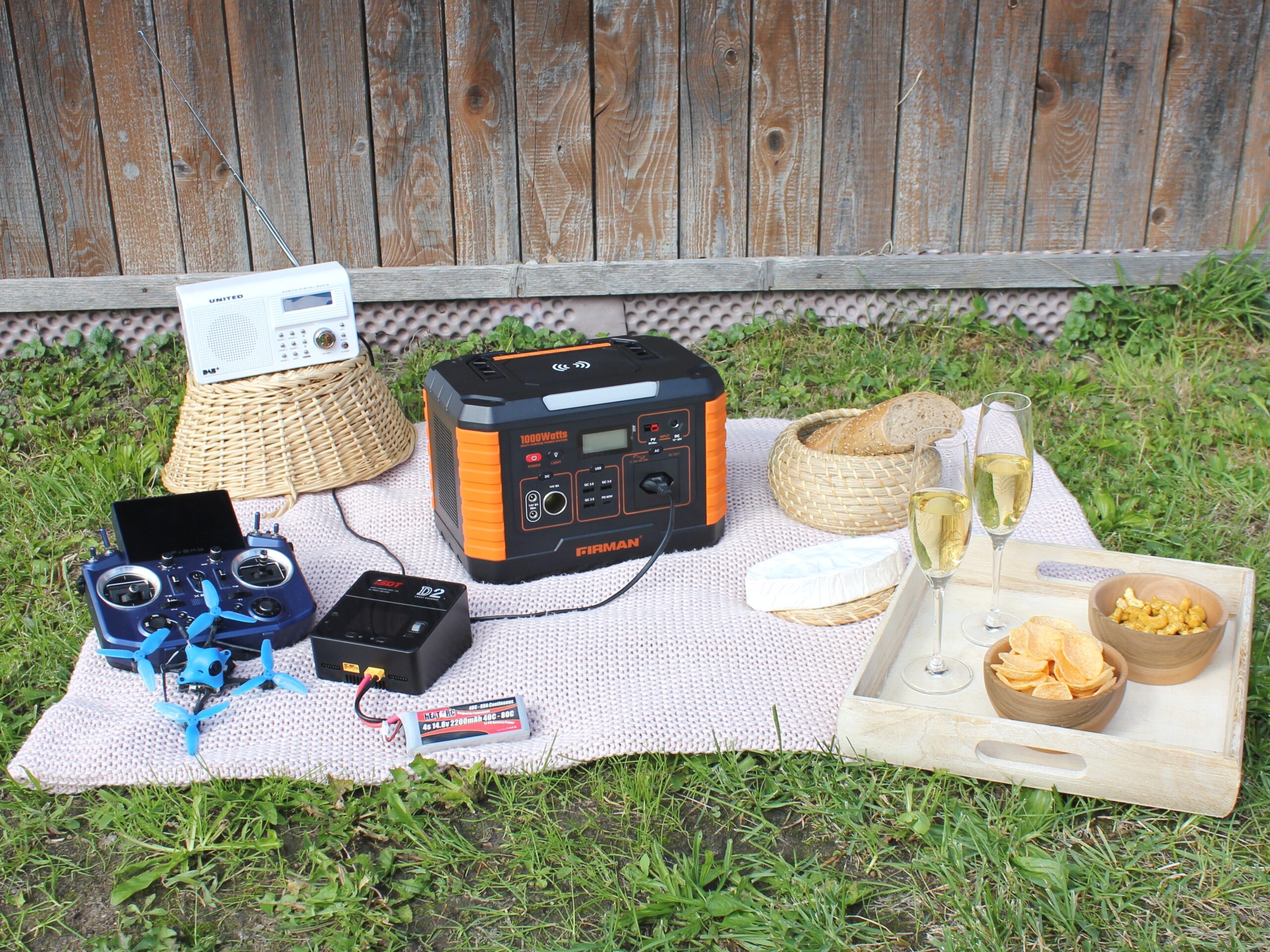 Firman Power Station 500 Watt, 519Wh, Stromspeicher mit 230V Steckdose, USB, usw – Bild 6