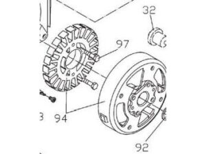 Rotor und Stator zu CG2000 /TI2000   KD20-02000