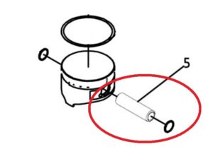 Kolbenbolzen - KG135L-04004, KGE2000TI/IG2000, IG2600/3000Ti - "W"