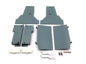 Fahrwerk-Klappen-Set zu T-33 Shooting Star German, Spw 1350mm, Freewing