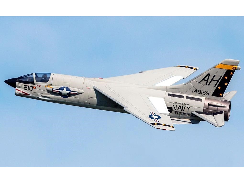 F8E / F-8 Crusader, 64mm EDF, Spw 545mm, PNP-Set von Freewing