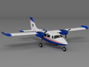Spinner blau XF114B-06 zu Partenavia P68, Spw 850mm, XFLY-Model